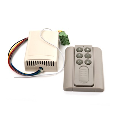 SDR001 - Remote Control Receiver with Mini Handset Transmitter for Automatic Doors Entrance Systems (Brand: North Valley Metal)