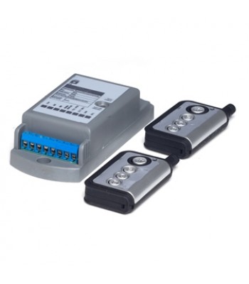 SDR004 - Remote Control Receiver with Keyfob Transmitter for Automated Entrance Systems