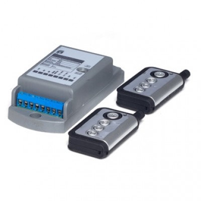 SDR004 - Remote Control Receiver with Keyfob Transmitter for Automated Entrance Systems (Brand: North Valley Metal)