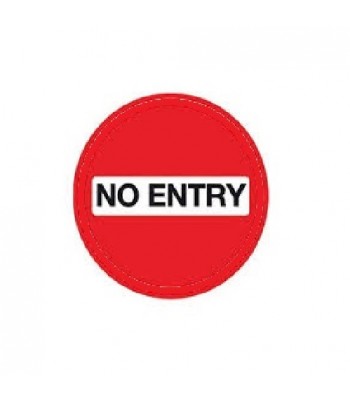 SDI003 - Adhesive Sign - No Entry