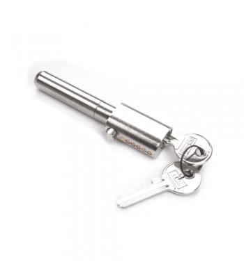 NV193A - Bullet Lock - Oval - Steel Body & Pin with 55mm Extended Pin in Chrome Finish