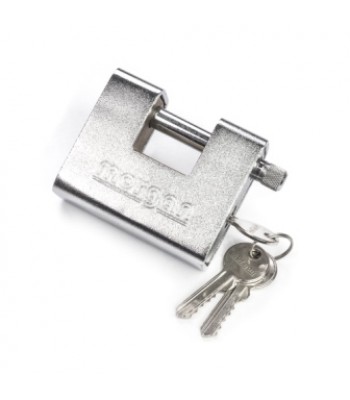 NV250B - Armoured Padlock - 80mm- Heavy Duty Hardened Chrome Body