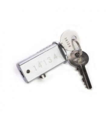 NV349C - Bullet Lock  - Tessi Type Round Head - Chrome Plated - No Pin to suit Manual Winder Housing