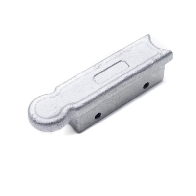 QI1002 - End Lock - Cast - For 100mm Insulated Steel Lath, Zinc Plated (Brand: NVM Door Components)