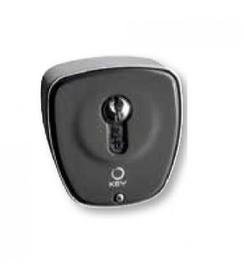 NGO657 - KEY SWITCH, METAL FRONT, PLASTIC BACK, EURO CYL for Automatic Gates