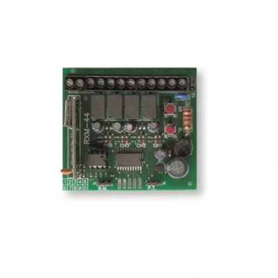 NGO678 - UNIVERSAL RECEIVER RXM-44R 4 CHANNEL (220 ROLLING CODE) for Automatic Gates (Brand: North Valley Metal)