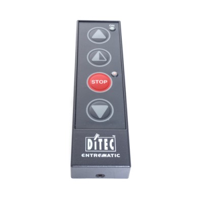HSD113D - Push Button - 4 Button Station with 4 Key Membrane (Partial Open-Open-Stop-Close), IP40 Rated (Brand: Ditec)