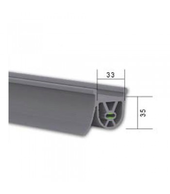 NE130 - Safety Edge Rubber for Industrial Roller Shutters (For Sectional Doors) Use with NE730