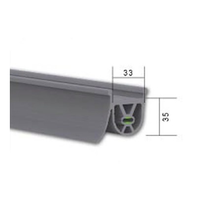 NE130 - Safety Edge Rubber for Industrial Roller Shutters (Brand: North Valley Metal)