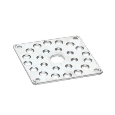 ELF053A - Fixing Plate - Steel - Universal Plate for NT45 & NT59 Tube Motors (Brand: NVM Motors)