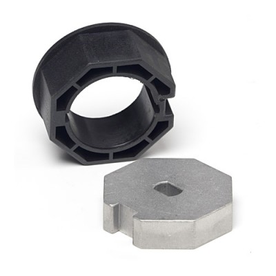 NT4570* - Crown & Adaptor - 67mm for Octagonal Tube 70mm x 1.5mm Wall to suit 45mm Motors (Brand: NVM Motors)