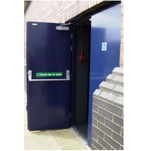 Buy DFS101A Bespoke Steel Fire Exit Door Sets Made to Measure