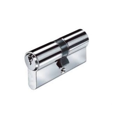 DHL020 - Double Euro Cylinder - Keyed Both Sides - Chrome Plated