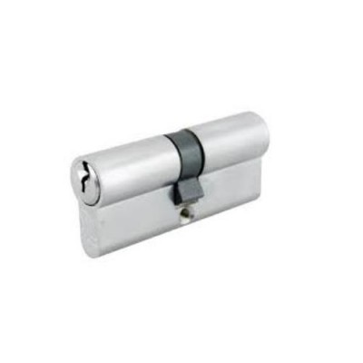 DHL033 - Euro Cylinder Keyed Both Sides Nickel (Brand: NVM Steel Door Sets)