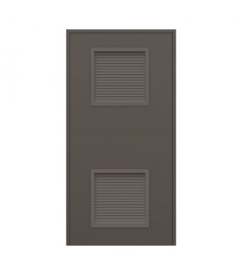 DLS601  - Series 6 - Stocked Steel Louvre Doors - Louvre Panel 479mm x 479mm Top / Bottom