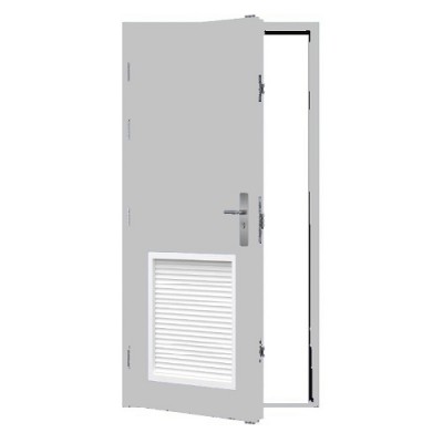 DLS602 Series 6 - Stocked Steel  Louvre Doors - Louvre Panel 479mm x 479mm Bottom (Brand: NVM Doors)