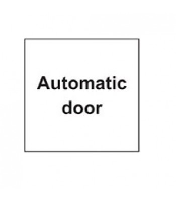 SDI001 - Adhesive Sign - Automatic Door
