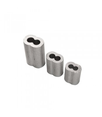 NS5051 - Aluminium Oval Cable Sleeve Double