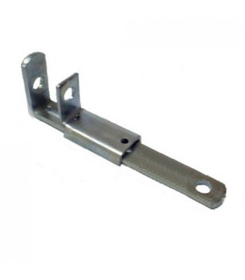 NV128LA - Shoot Bolt - Pressed Steel - Zinc Plated Long Type with Keeper