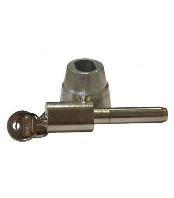 NV195A - Bullet Lock & Housing - Steel - Chrome & Zinc Plated, 55mm Extended Pin