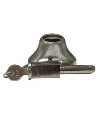 NV195B - Bullet Lock & Housing - Steel - Chrome & Zinc Plated