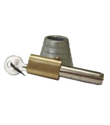 NV195G - Bullet Lock & Housing - Malleable & Brass - Chrome & Zinc Plated