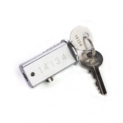 NV349C - Bullet Lock  - Tessi Type Round Head - Chrome Plated - No Pin to suit Manual Winder Housing