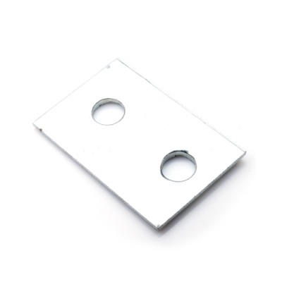NV157B - Metal Reinforcing Plate - To suit NV157 Plastic End Locks - Zinc Plated