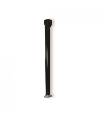 NGO528 - SUPPORT POST - Pair 1000mm H in Anodized Aluminium with Key Switch Support for Gate Operators