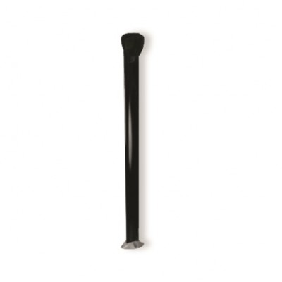 NGO528 - SUPPORT POST - Pair 1000mm H in Anodized Aluminium with Key Switch Support for Gate Operators image