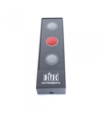 HSD113C - Push Button - 3 Button Station with 3 Key Membrane (Open-Stop-Close), IP40 Rated