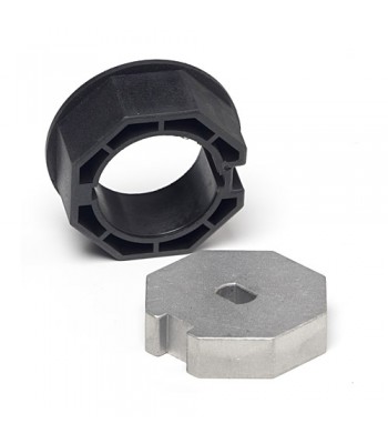 NT4560* - Crown & Adaptor - 57mm for Octagonal Tube 60mm x 1.5mm Wall to suit 45mm Motors