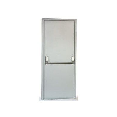 DFS3 - Fire Exit Door - Series 3  - Grey Primer Finish - Pre-Drilled for Panic Furniture (Brand: NVM Doors )