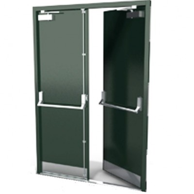 DFS101A - Bespoke Steel Fire Exit Door Sets - Made to Measure