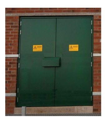 DPS104 - Bespoke Fire Rated Steel Personnel Door Sets -  BS 476 Certified  - Made to Measure