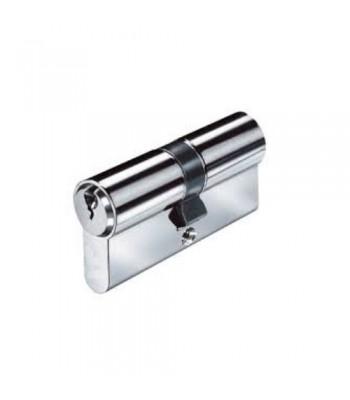 DHL020 - Double Euro Cylinder - Keyed Both Sides - Chrome Plated